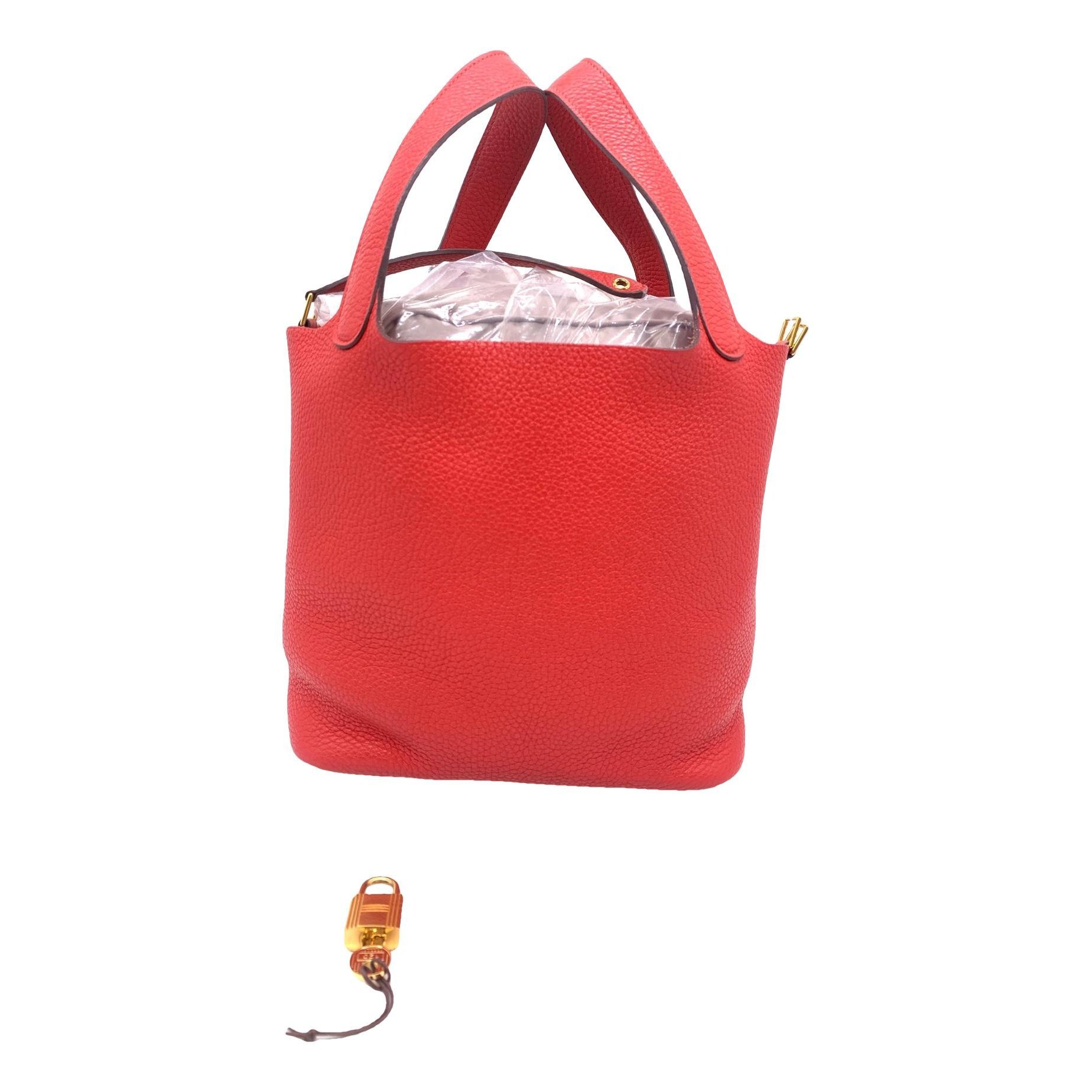 Picotin leather handbag