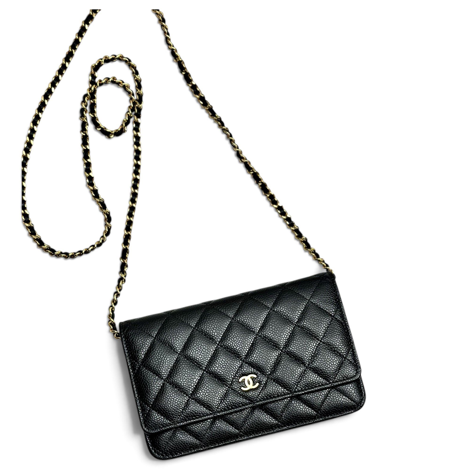 Wallet On Chain Timeless/Classique leather handbag