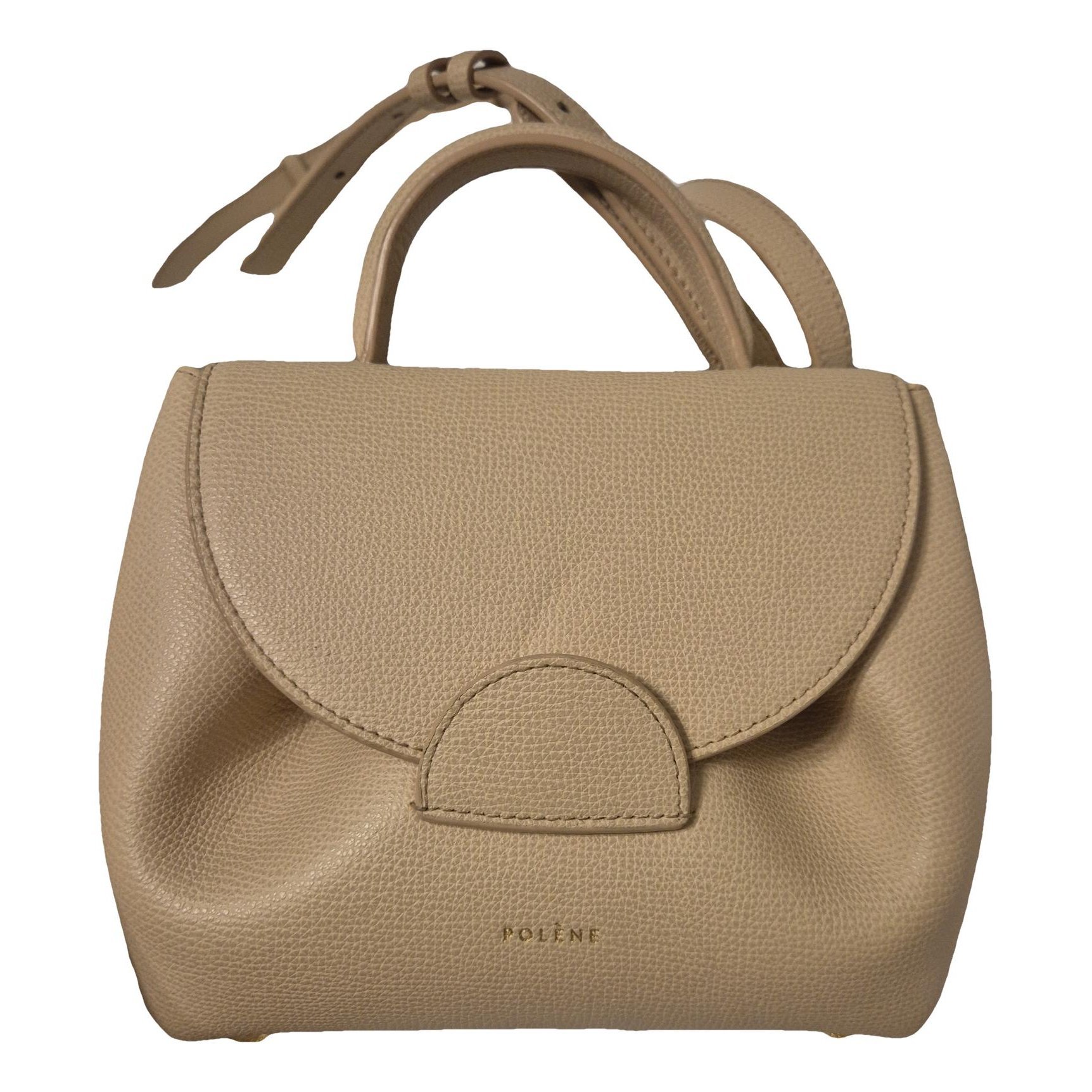 Polene Numéro un nano leather crossbody bag