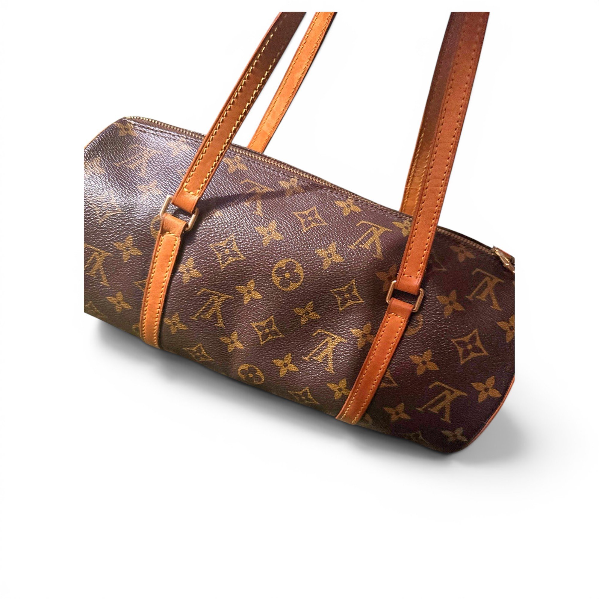 Papillon leather handbag