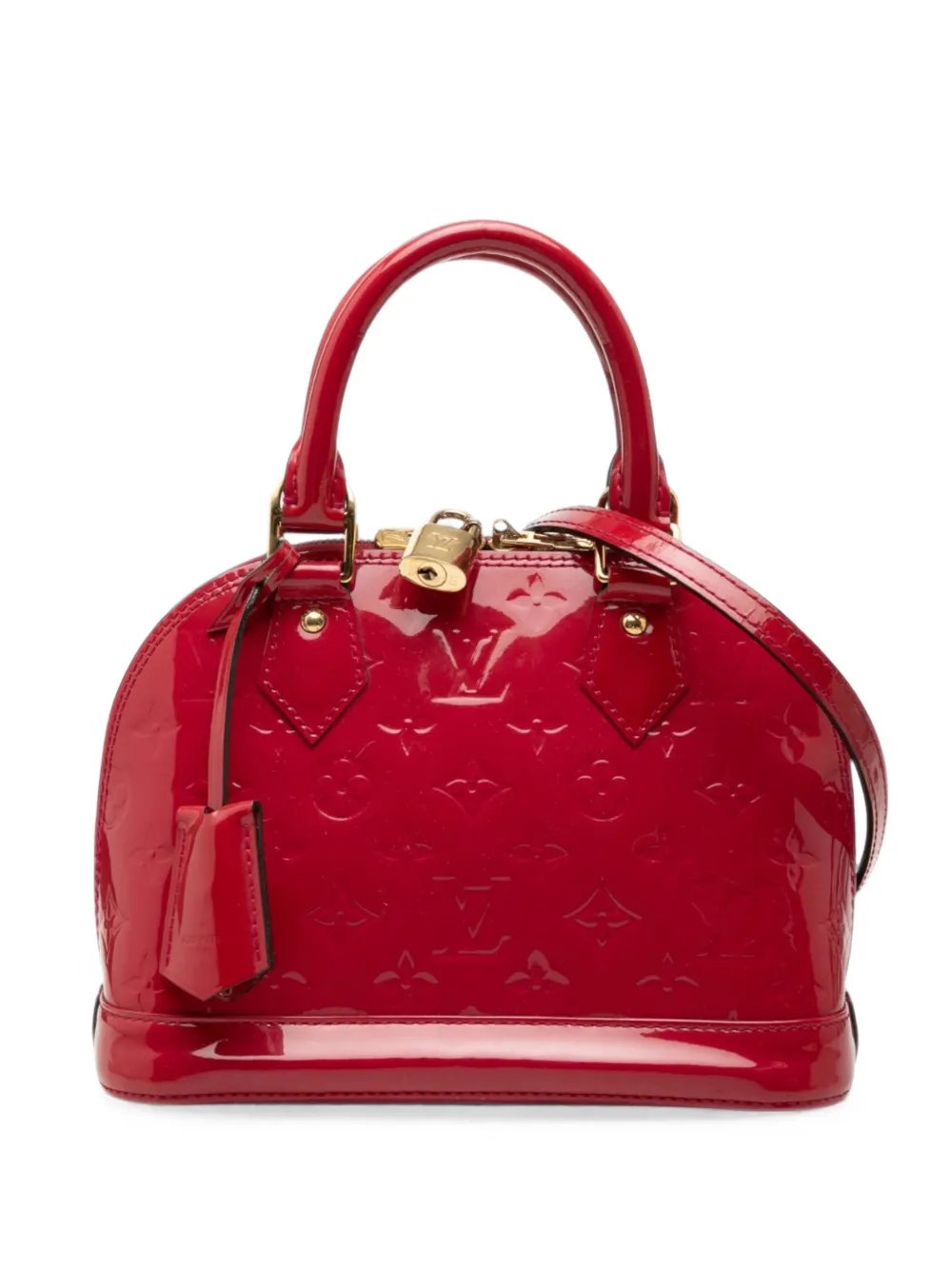 2013 Monogram Vernis Alma BB satchel