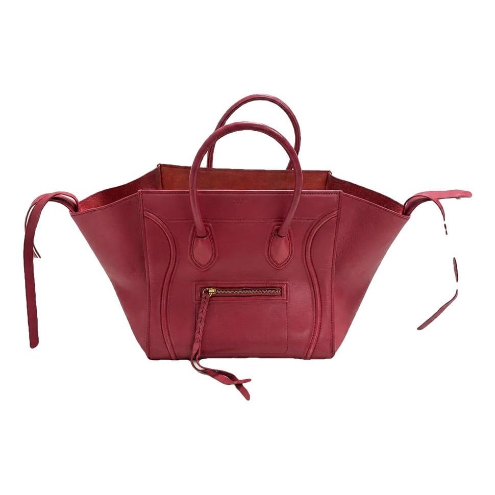 Luggage leather handbag