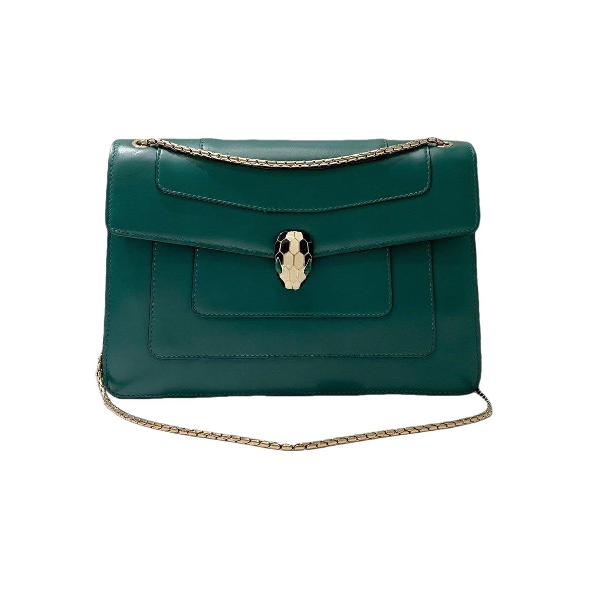 Bvlgari Serpenti leather handbag