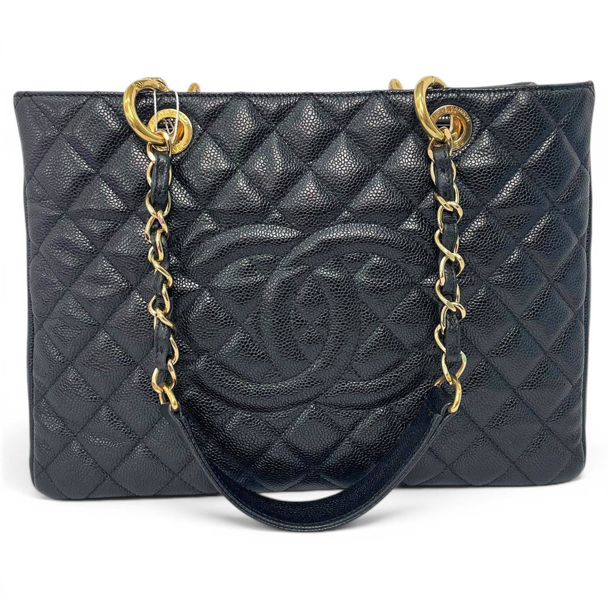 Grand shopping leather tote