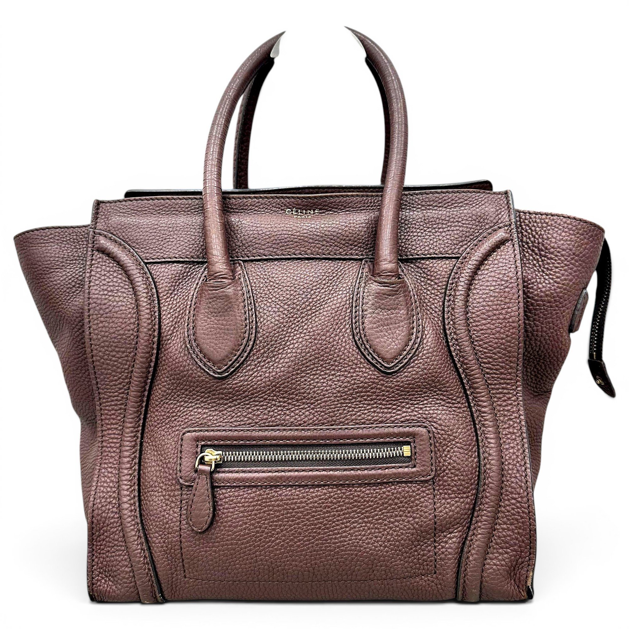 Luggage leather handbag