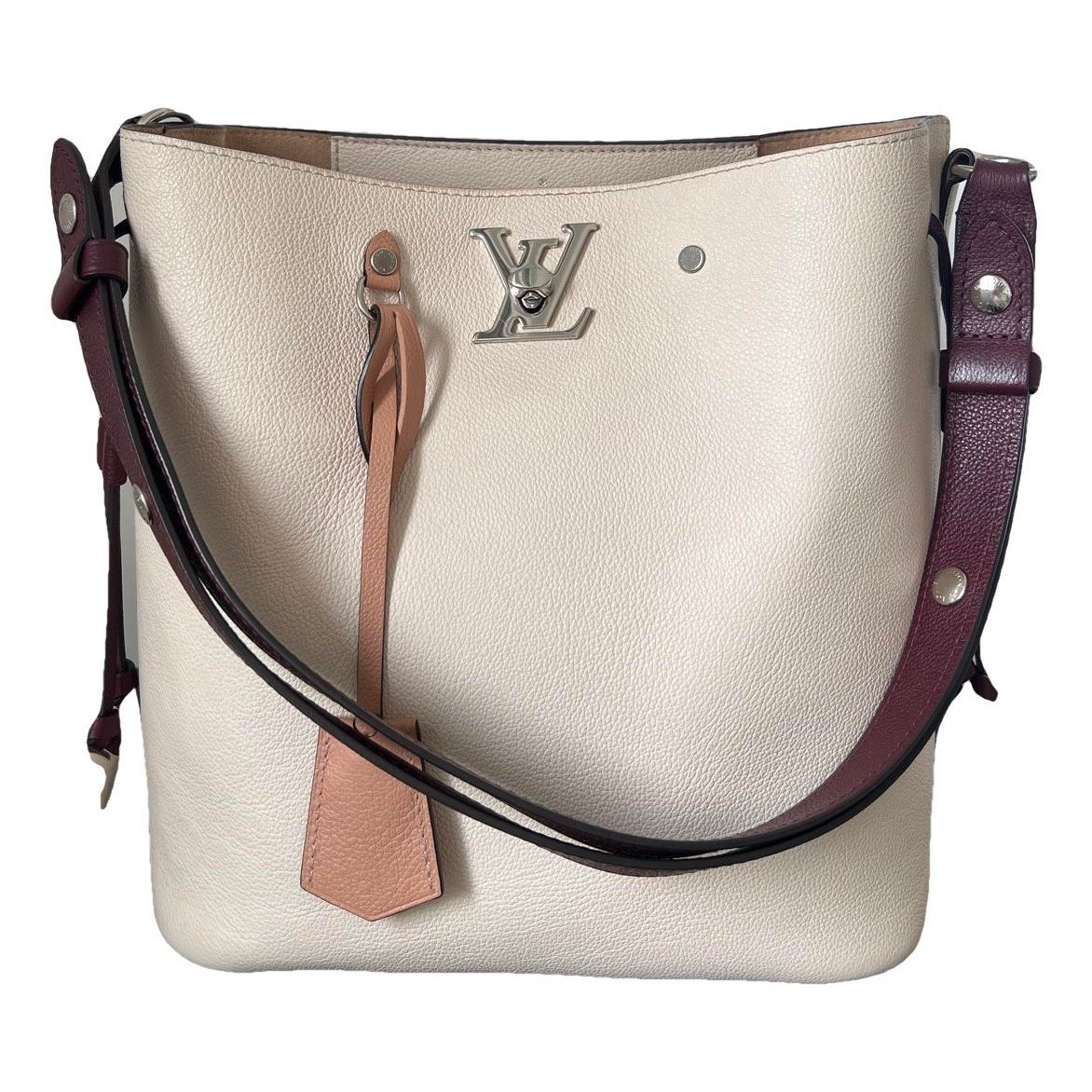 Lockme Bucket leather handbag