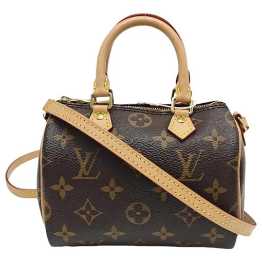 Nano Speedy / Mini HL leather handbag