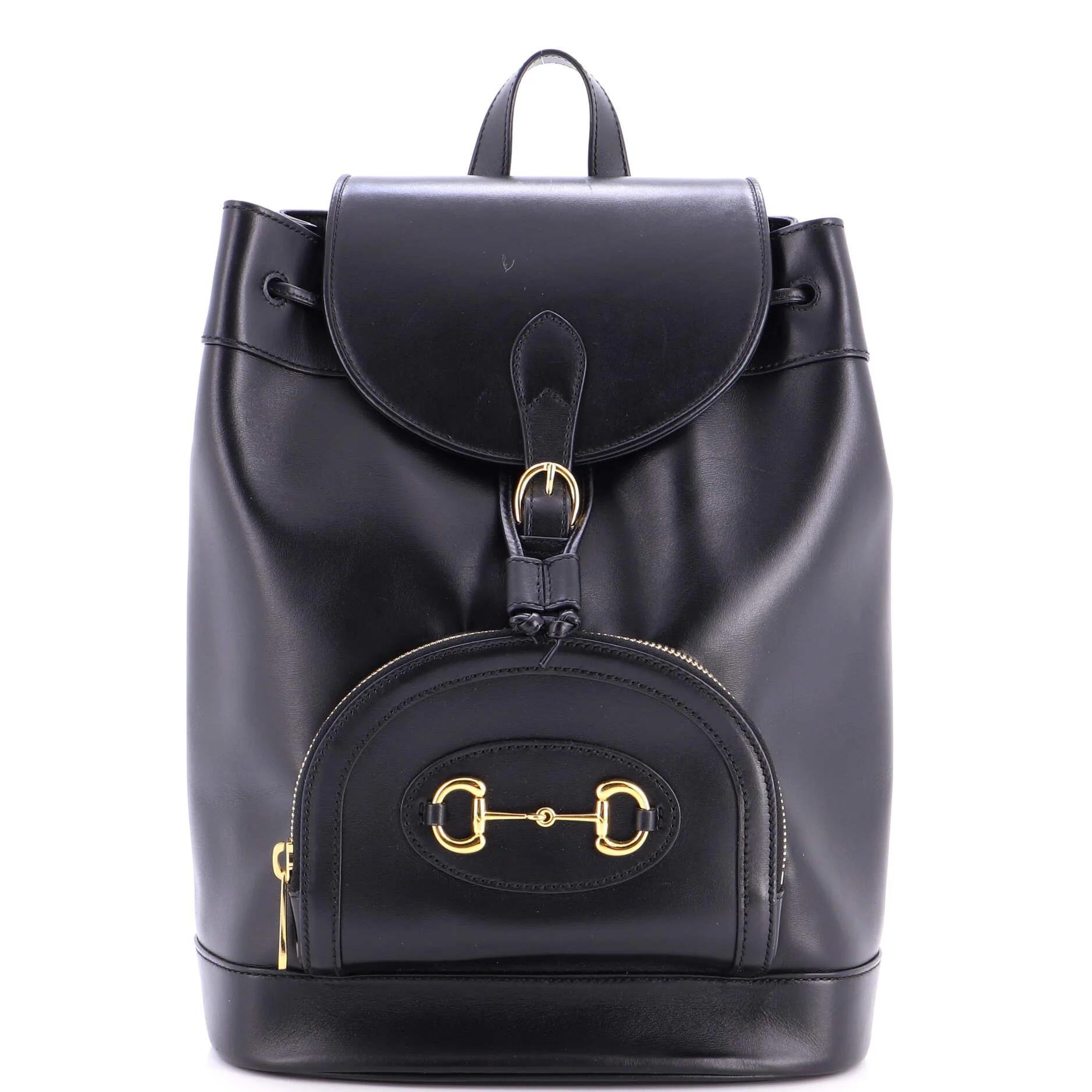 Leather backpack