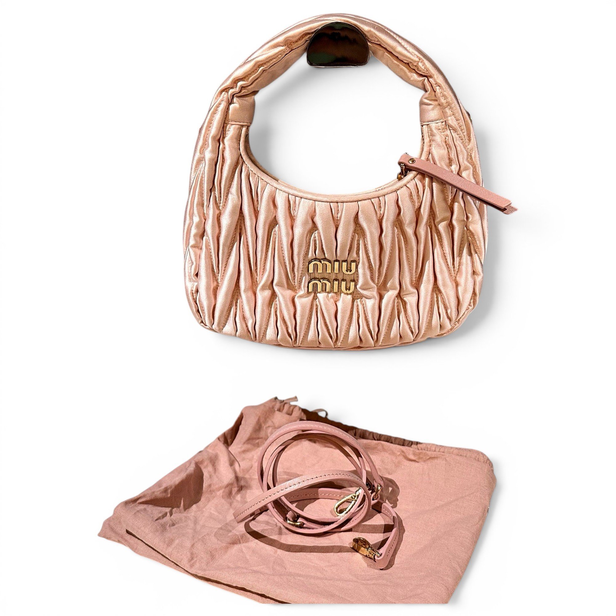 Miu Wander silk handbag