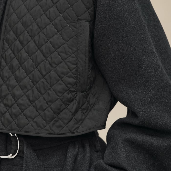 Gris Obscur "Chaine d'Ancre" Coat