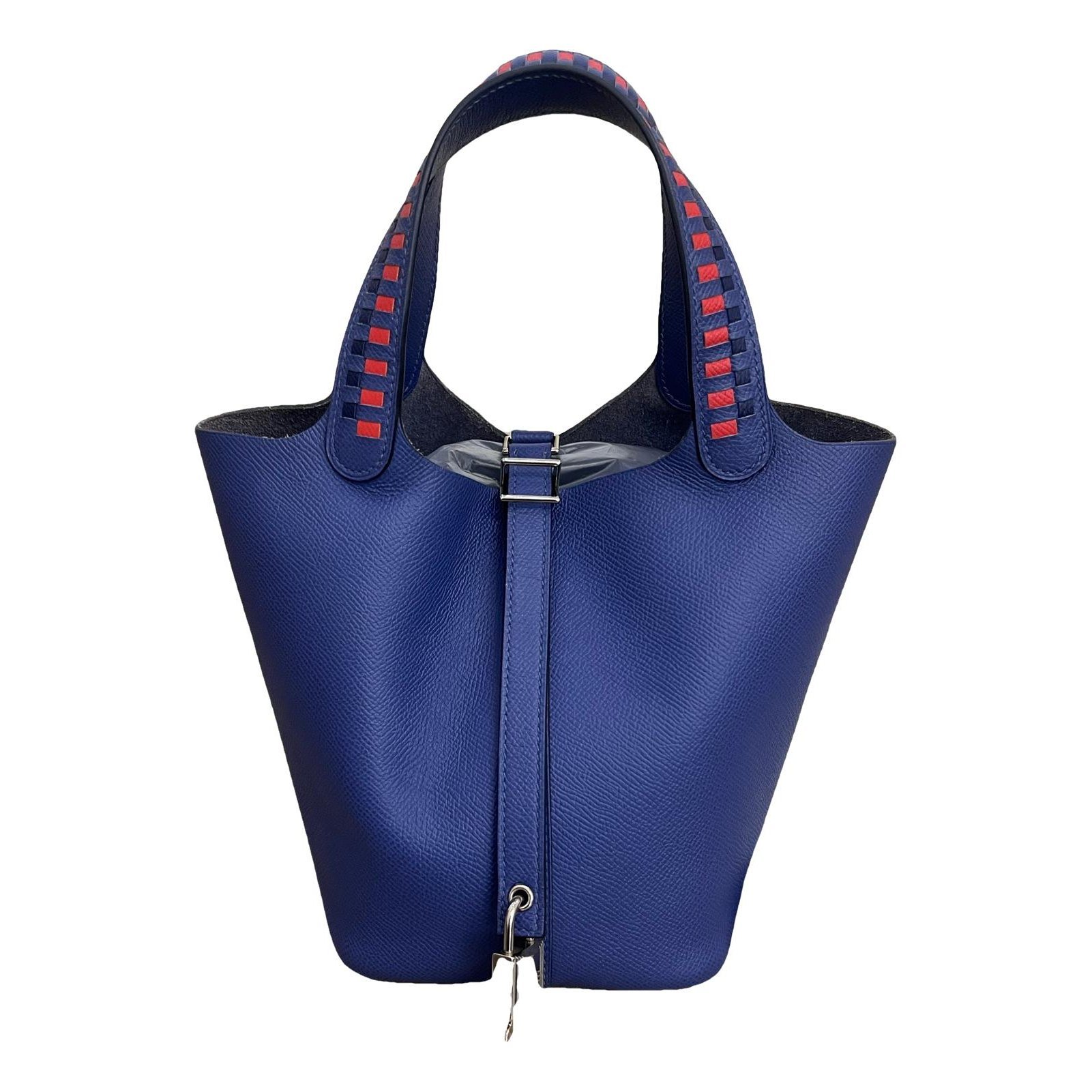Picotin leather tote