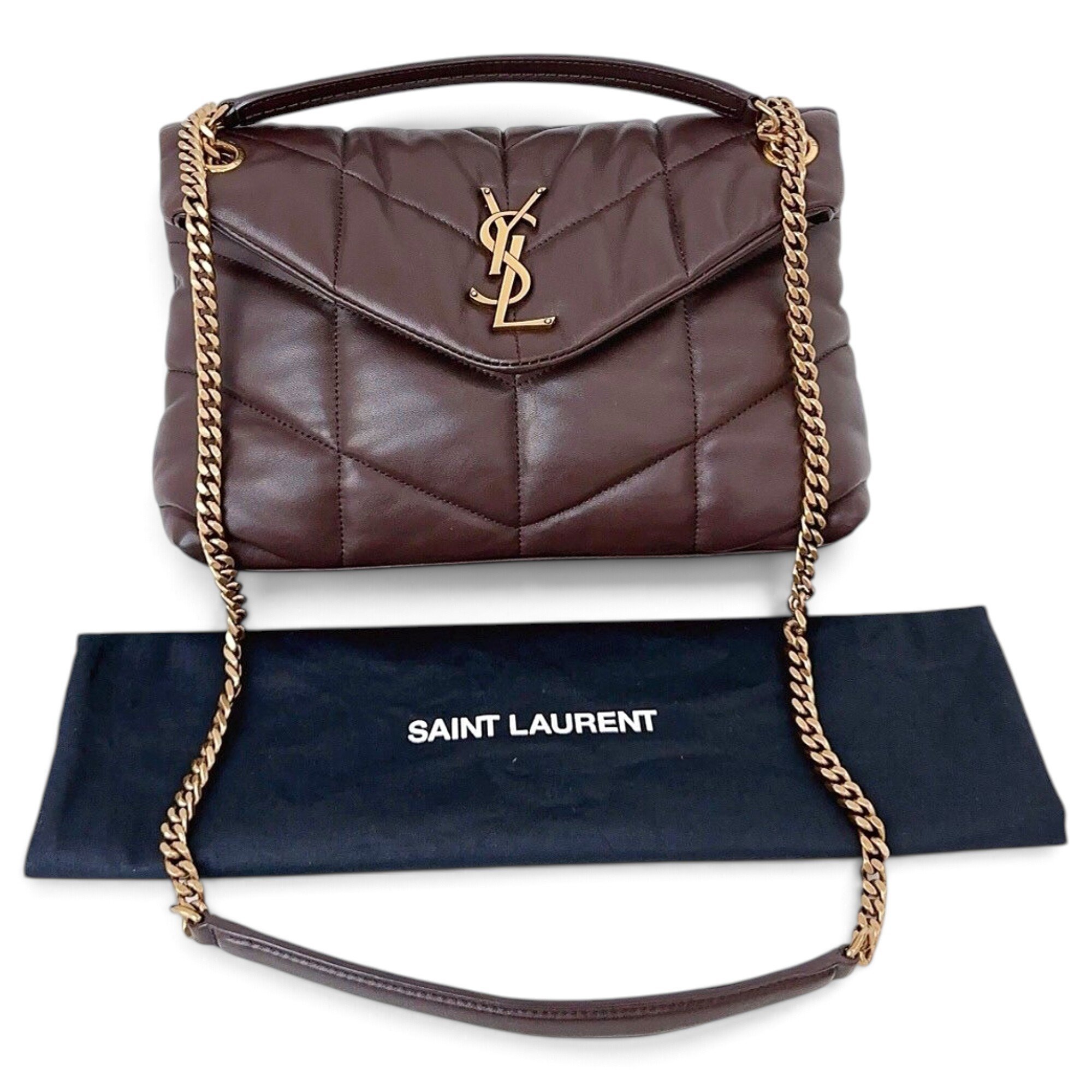 Loulou Puffer leather crossbody bag
