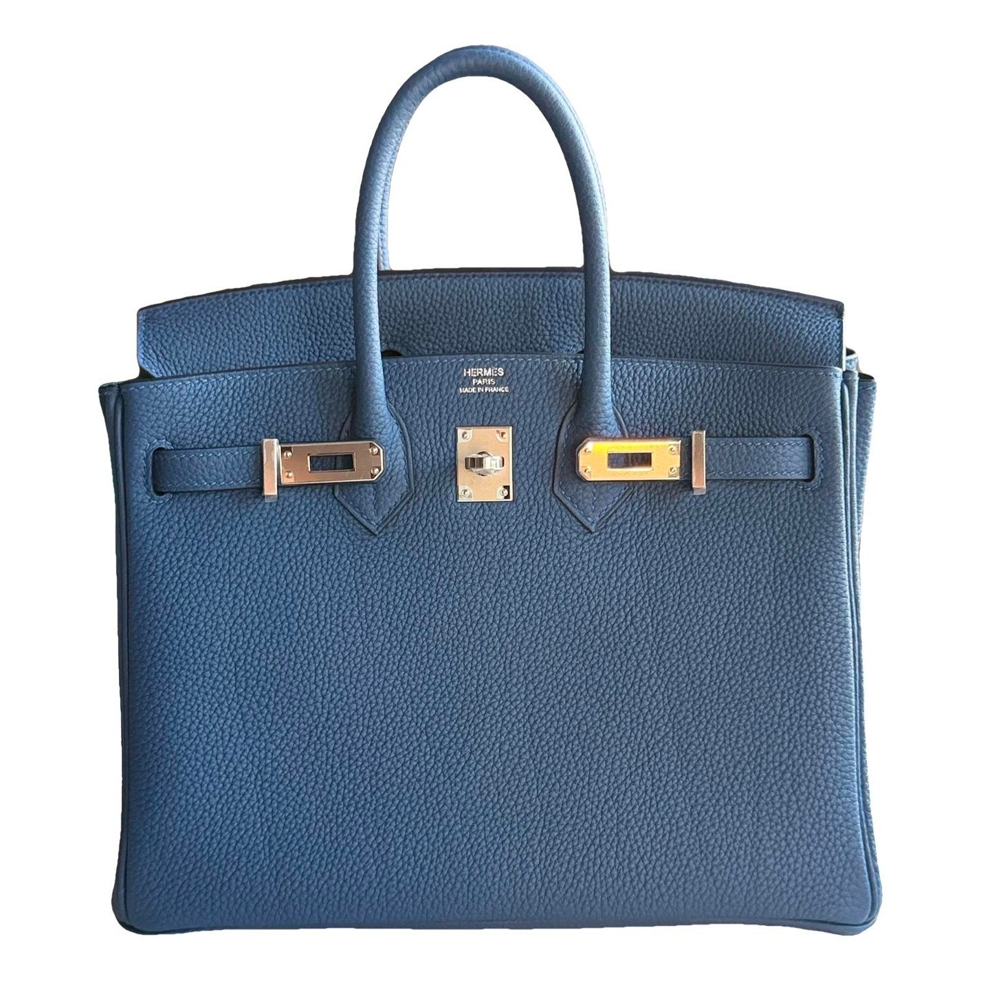 Birkin 25 leather handbag