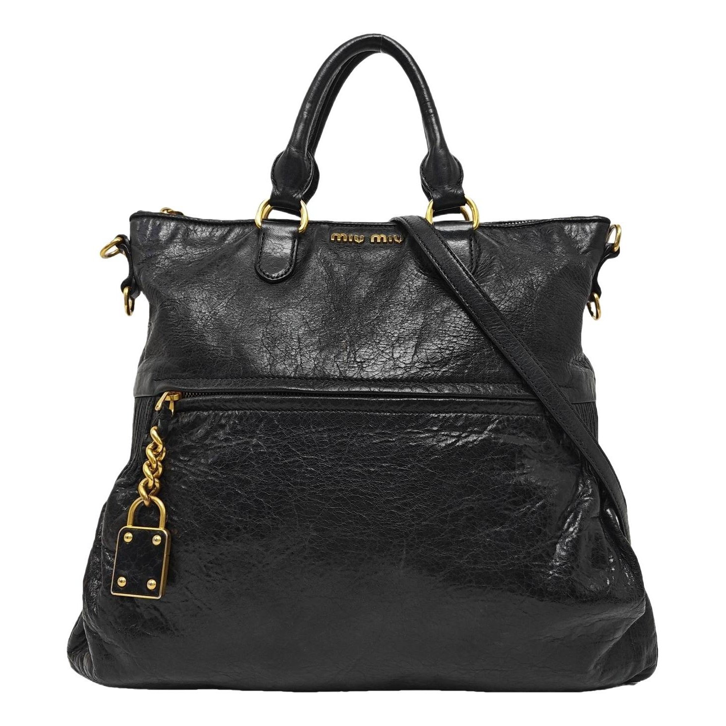 Leather handbag