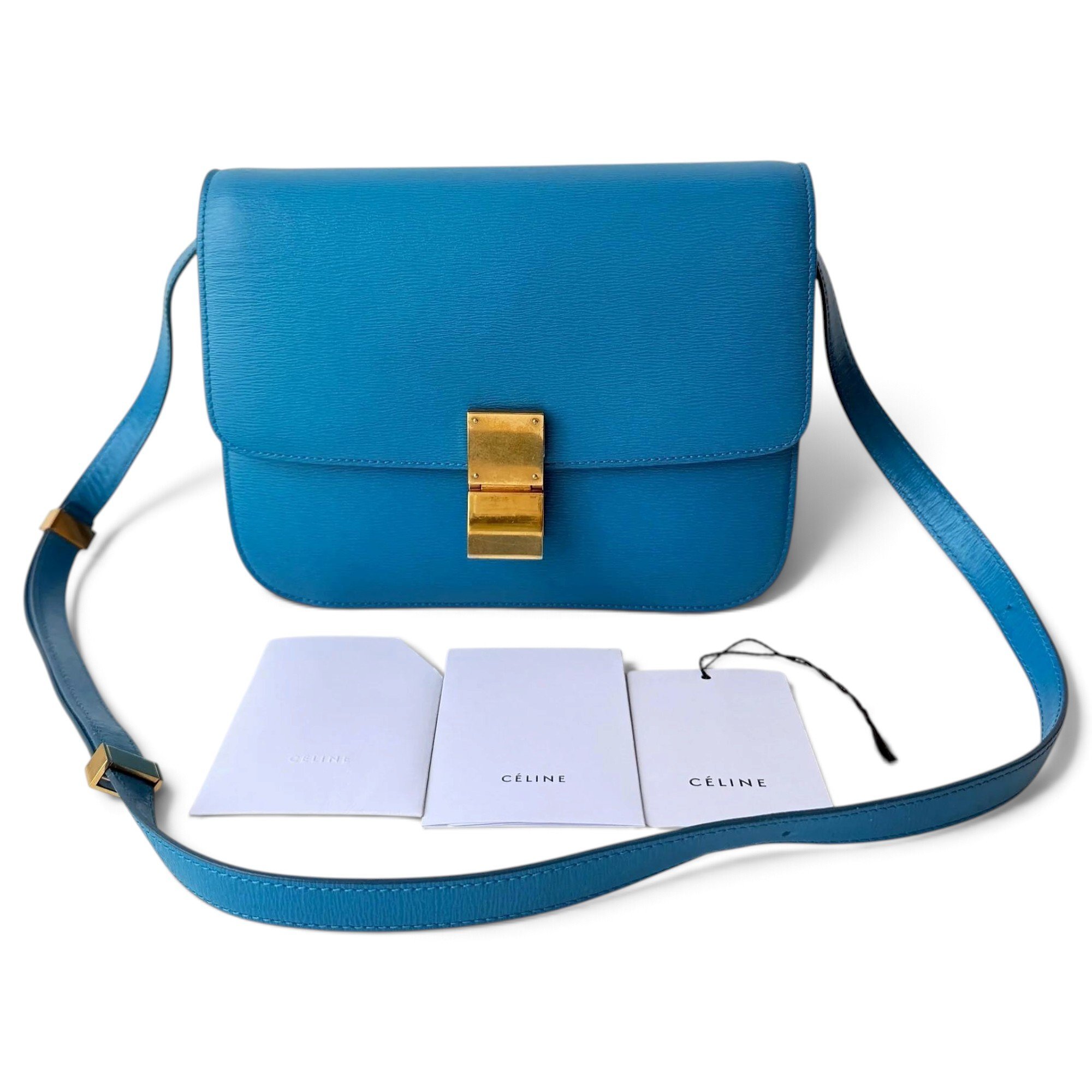 Classic leather handbag