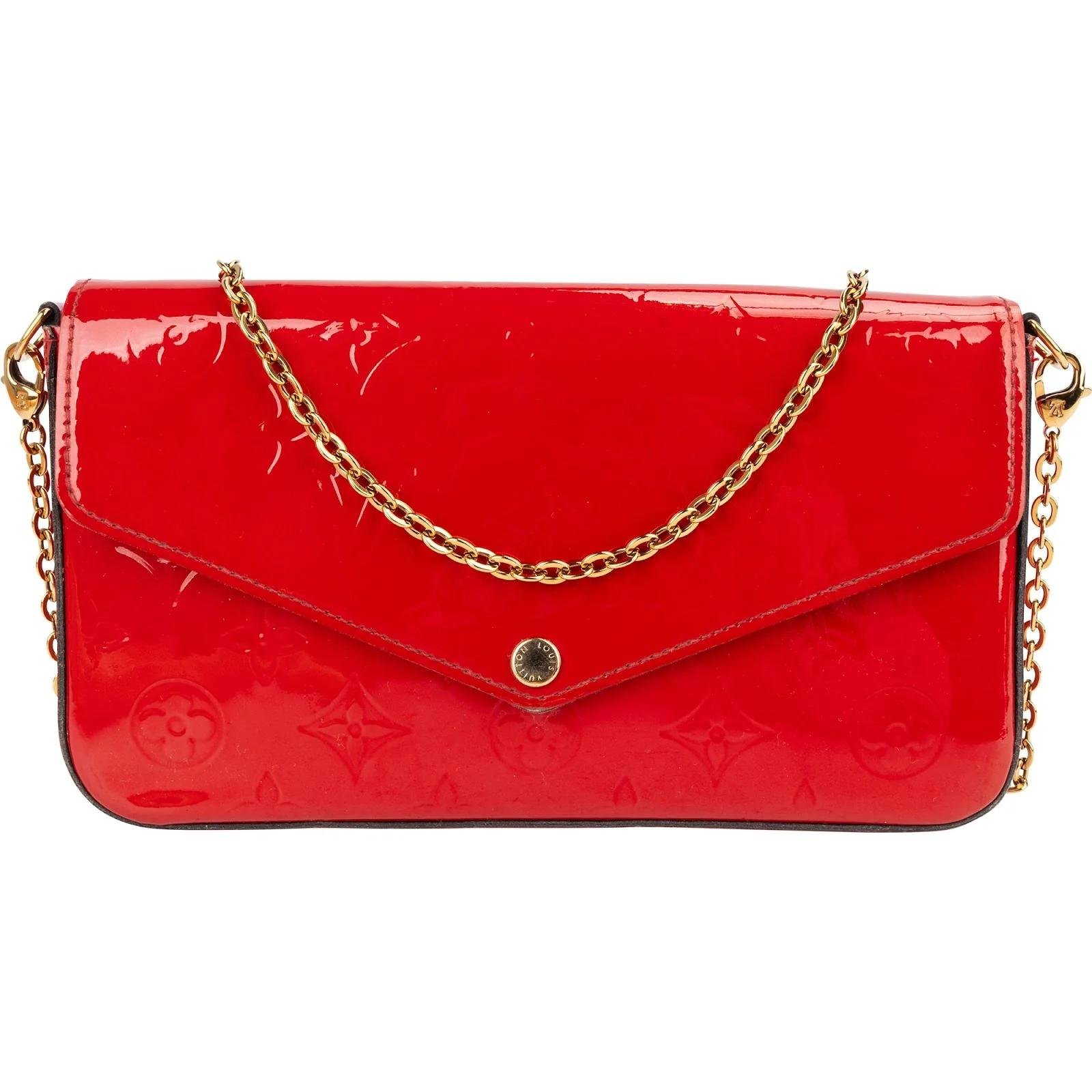 Félicie patent leather crossbody bag