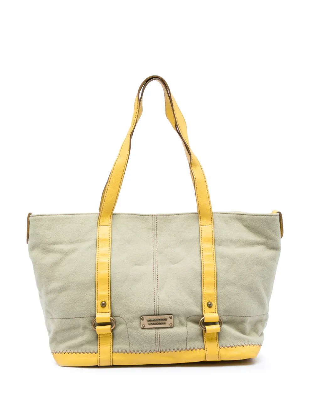 2000-2017 Leather Trimmed Canvas tote bag