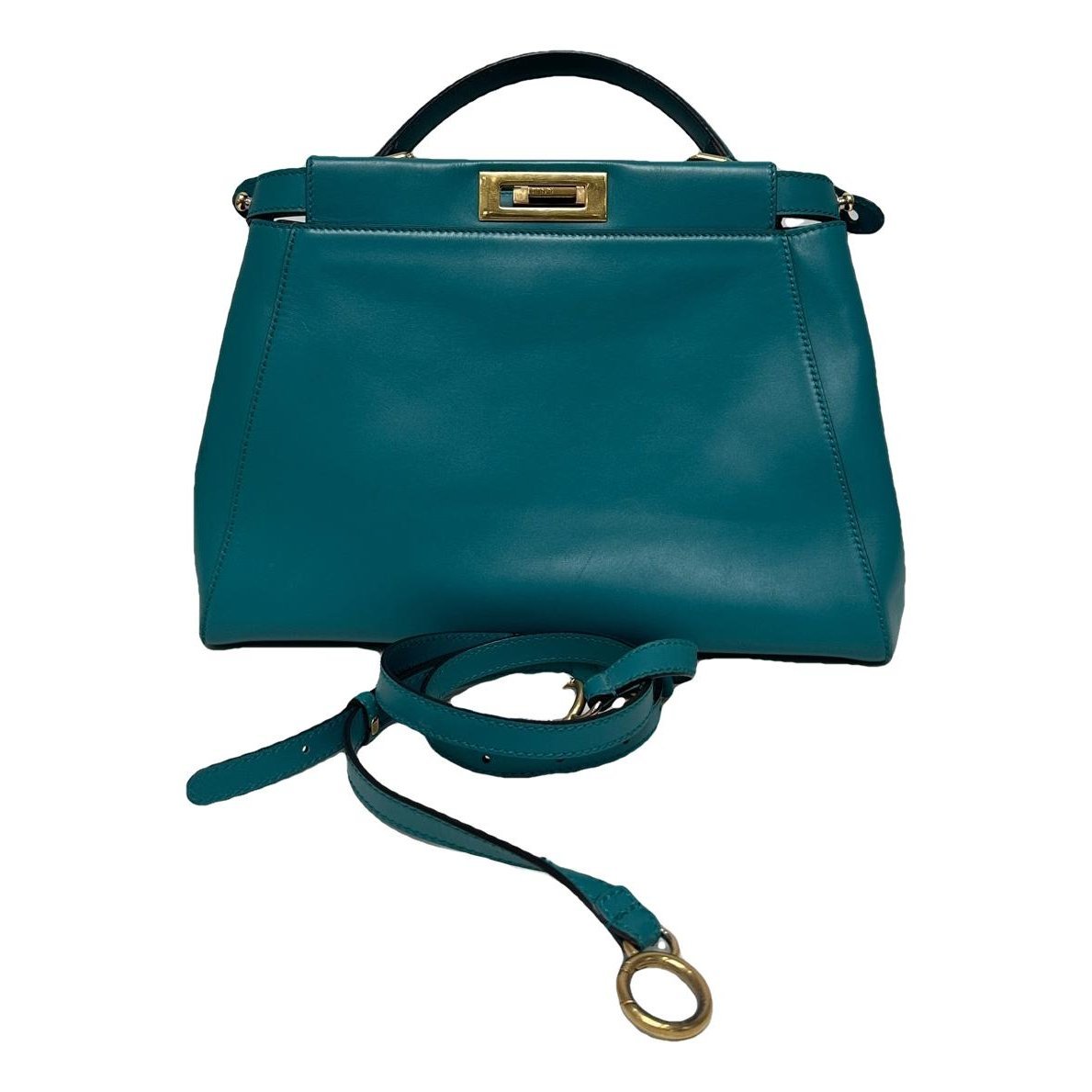 Peekaboo leather handbag