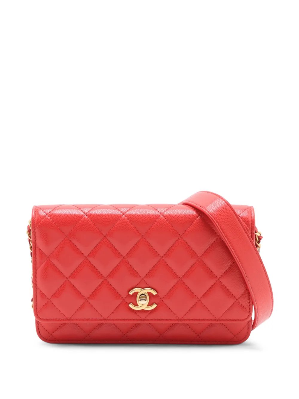 2021-2026 CC Caviar Wallet on Chain crossbody bag