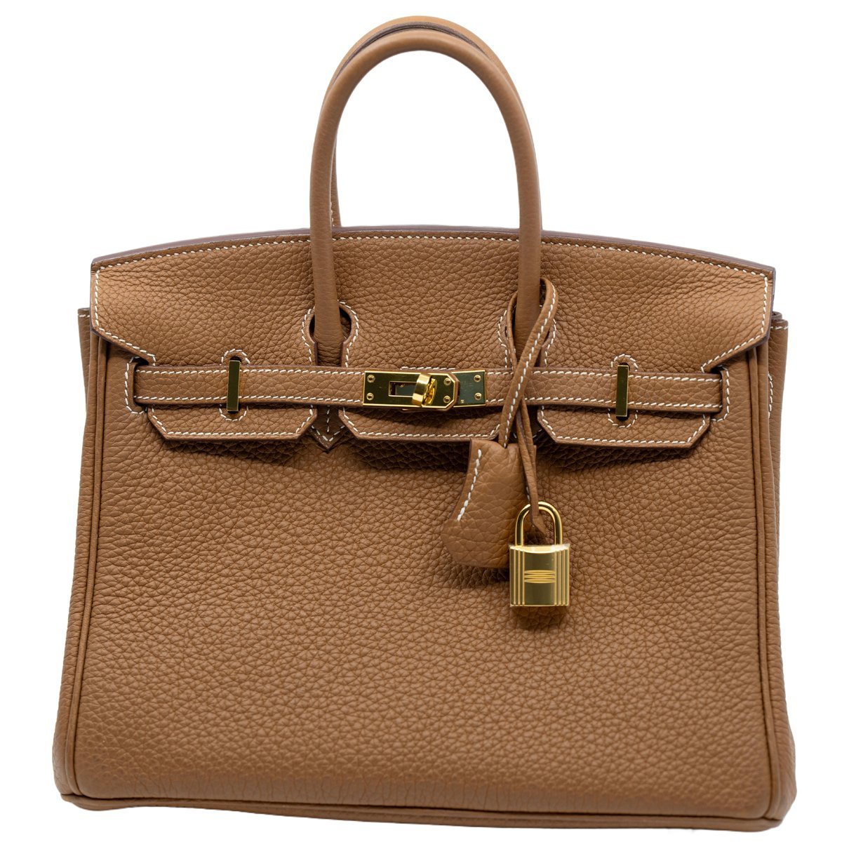 Birkin 25 leather handbag