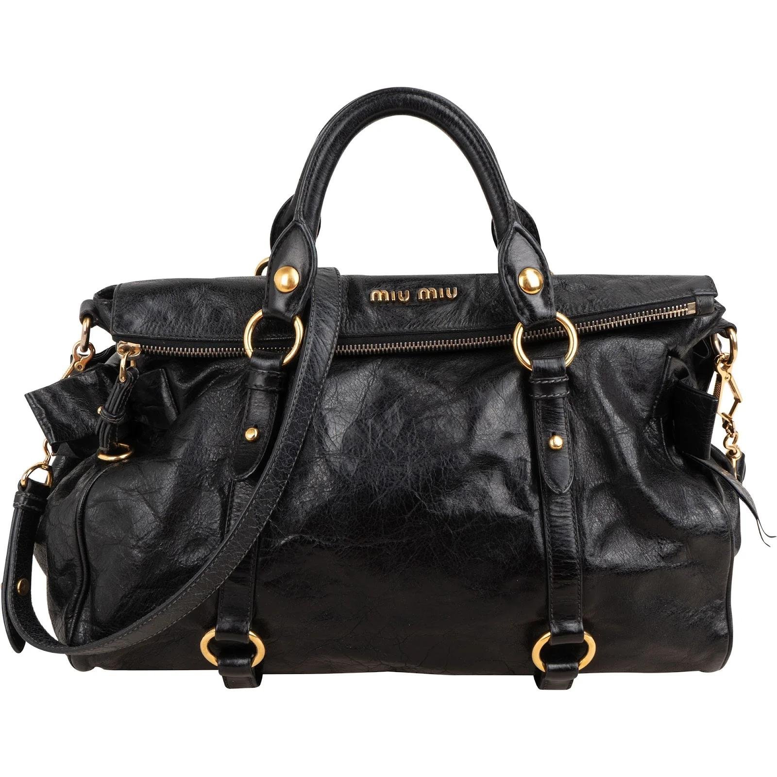 Vitello leather handbag