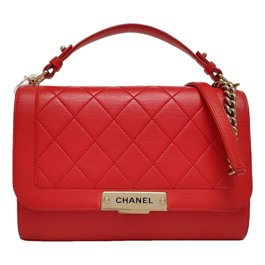 Leather handbag