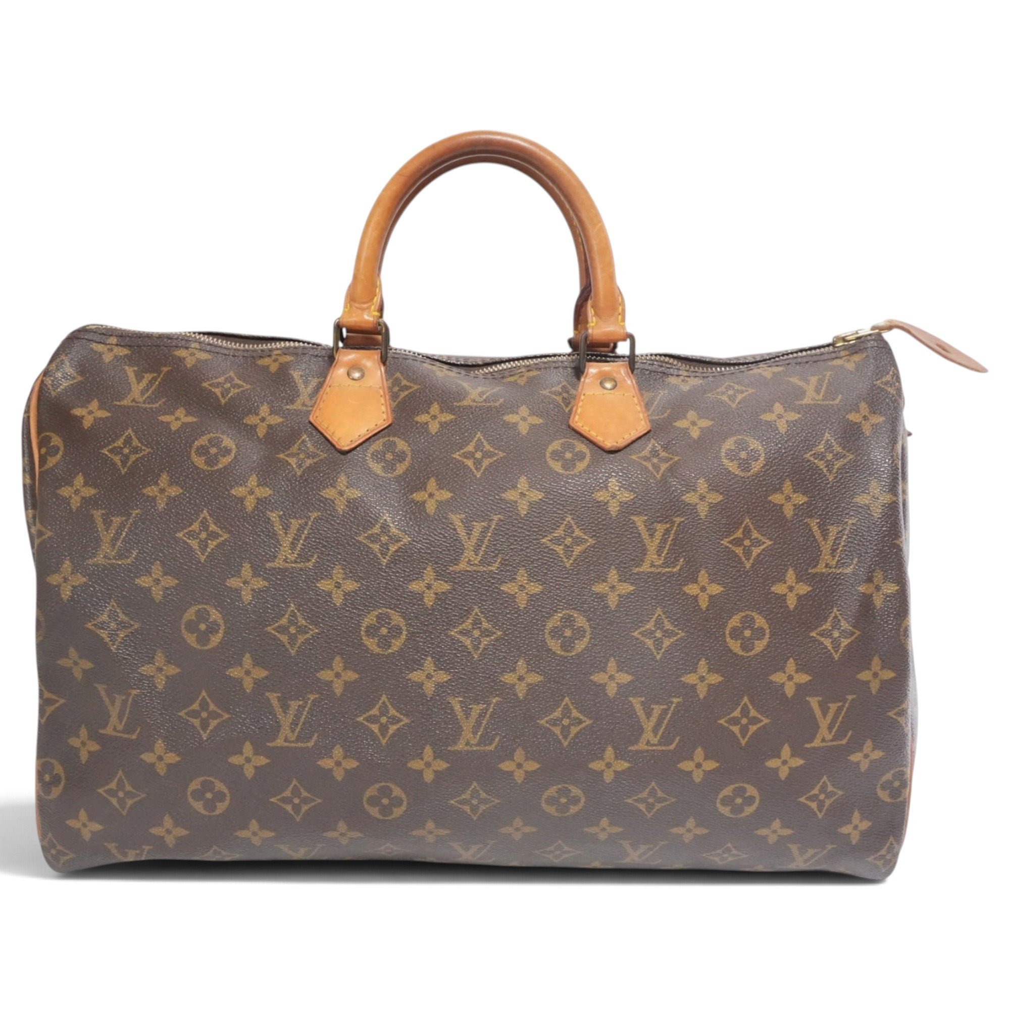 Speedy leather handbag