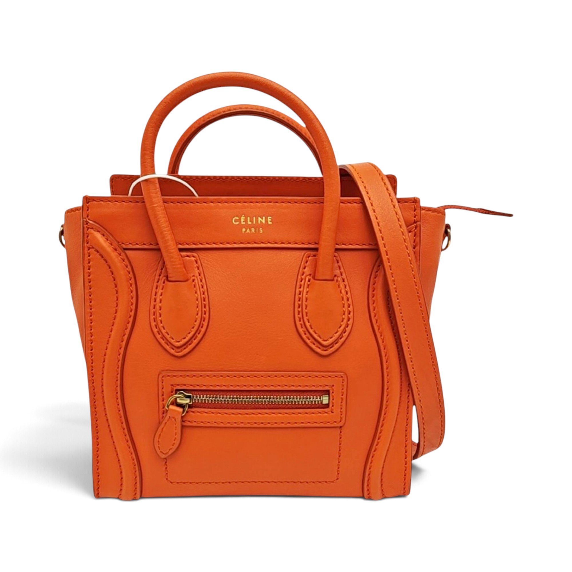 Nano Luggage leather handbag