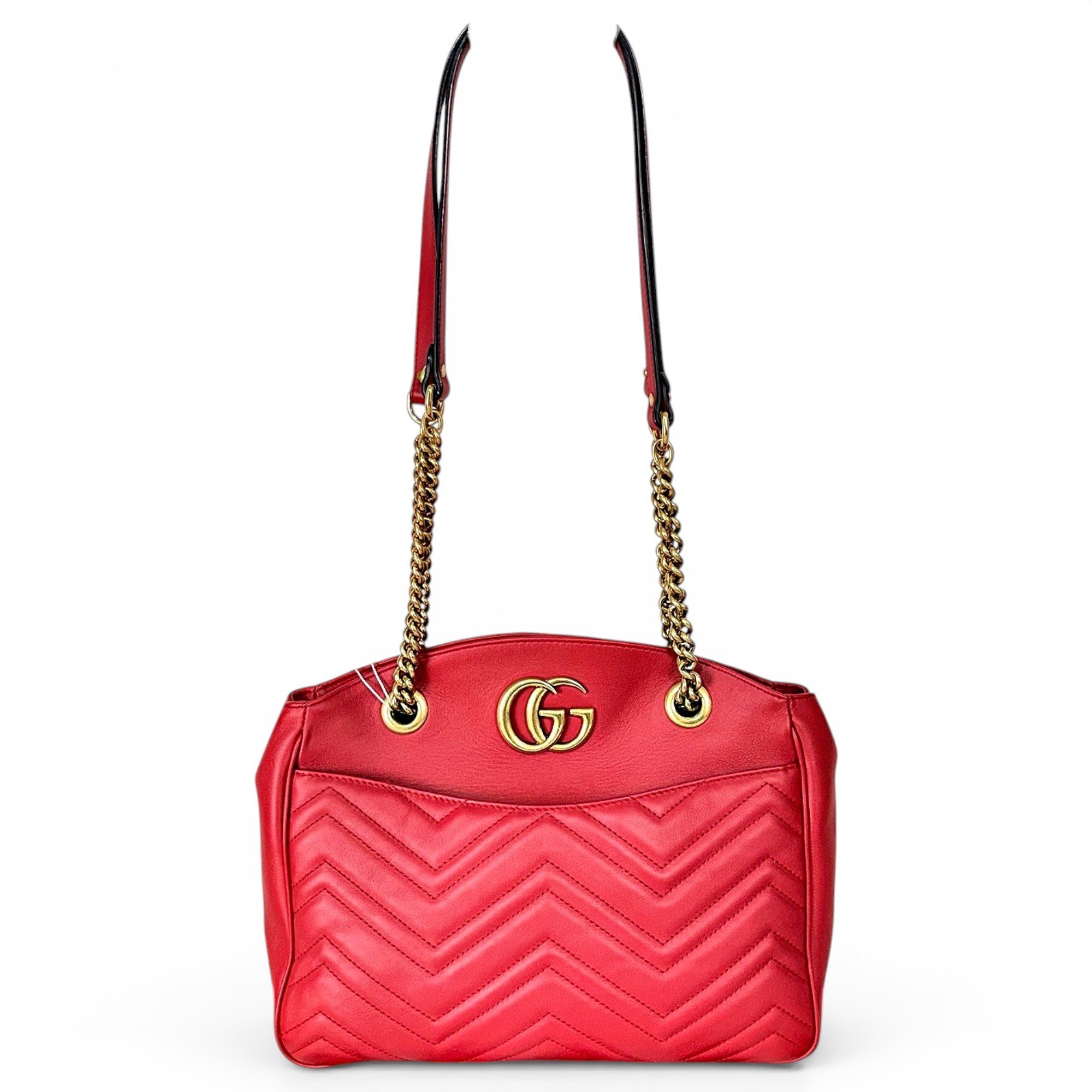 GG Marmont Chain Matelasse leather handbag