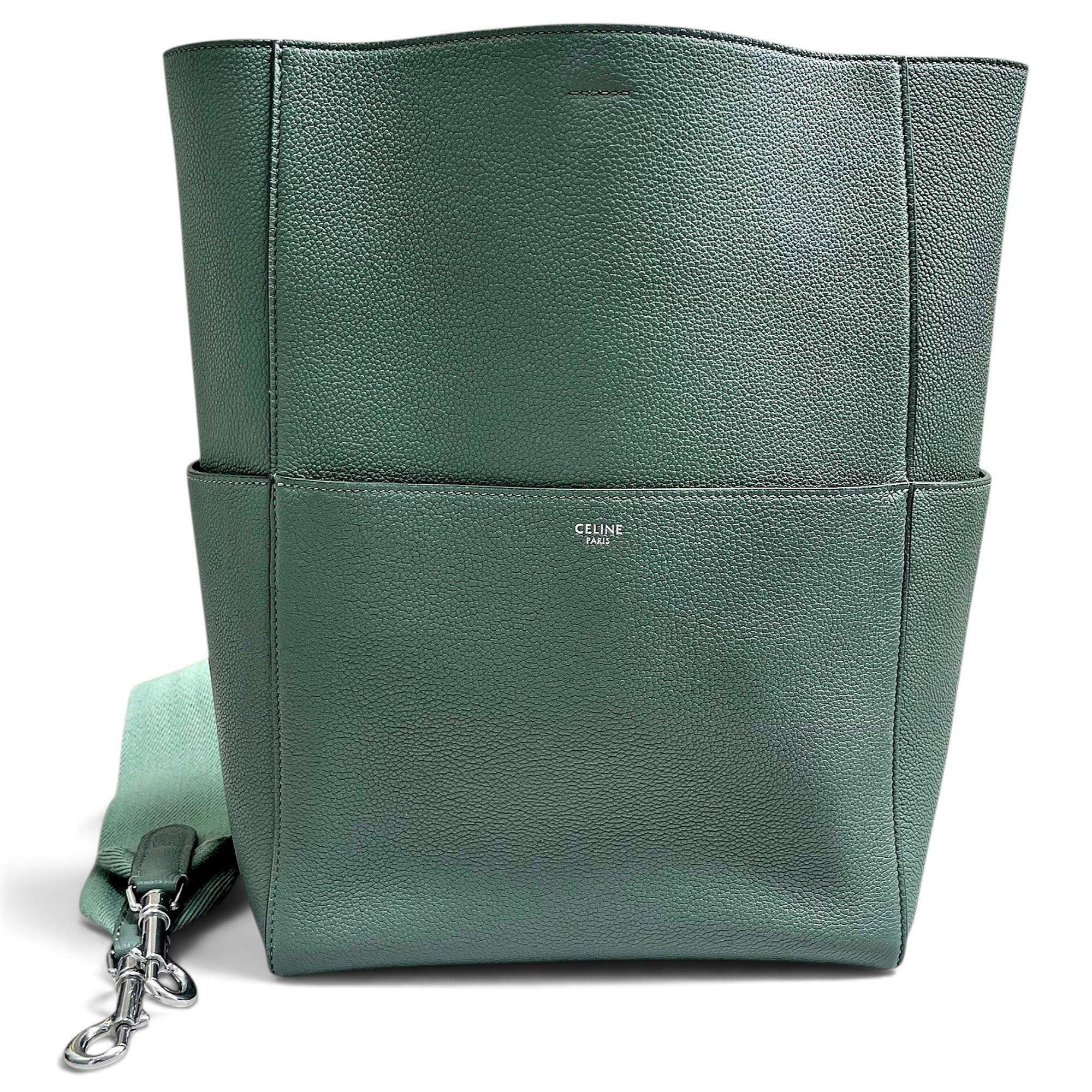 Seau Sangle leather handbag