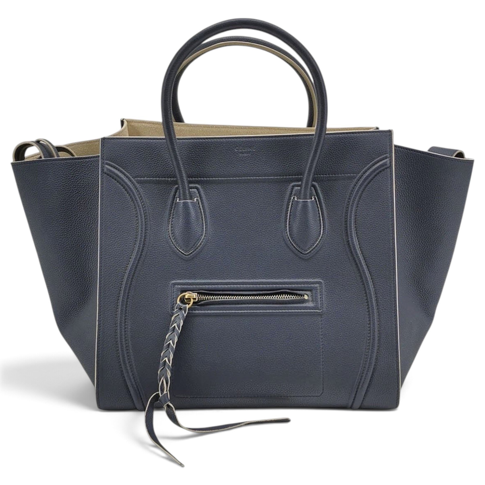 Luggage leather handbag