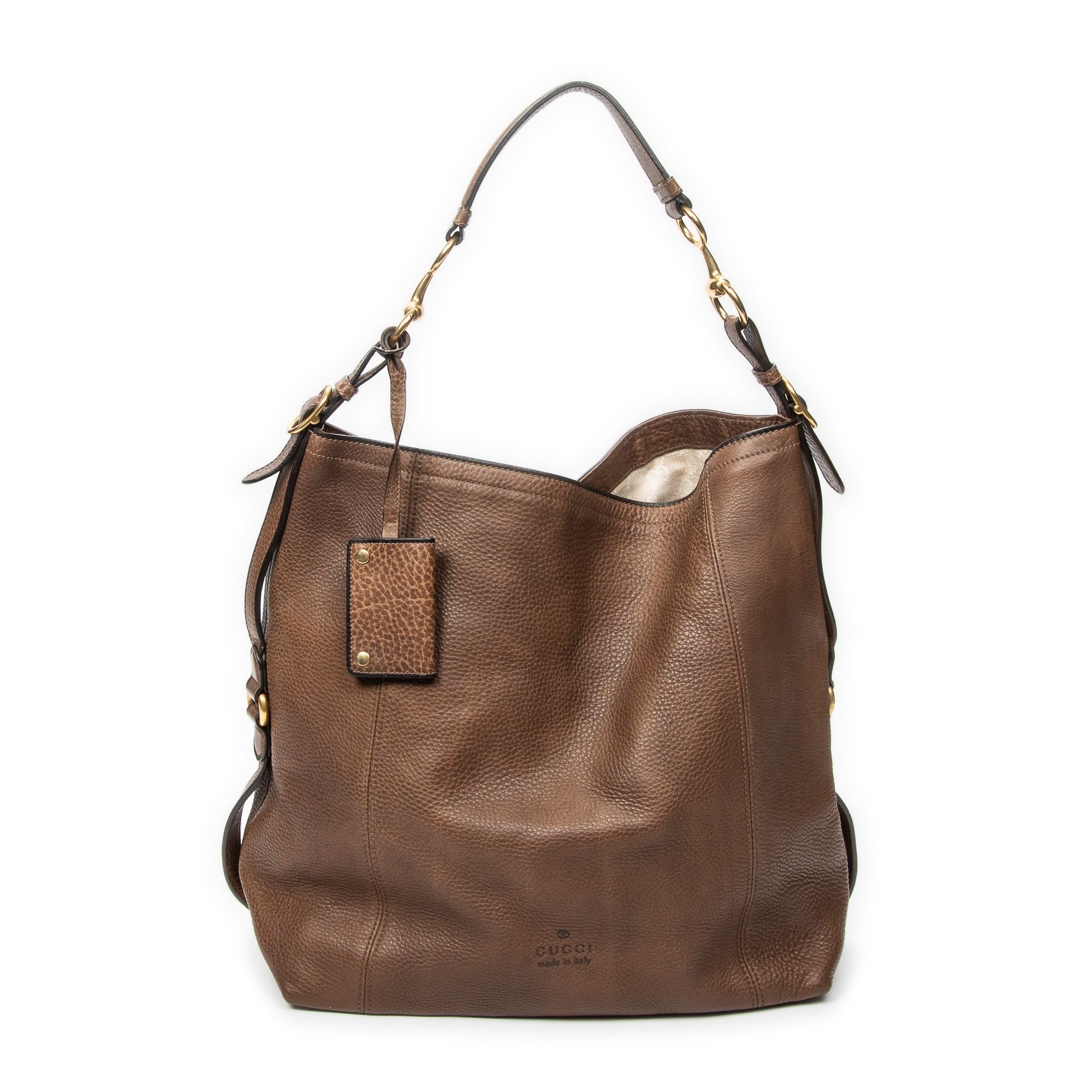 Hobo leather handbag