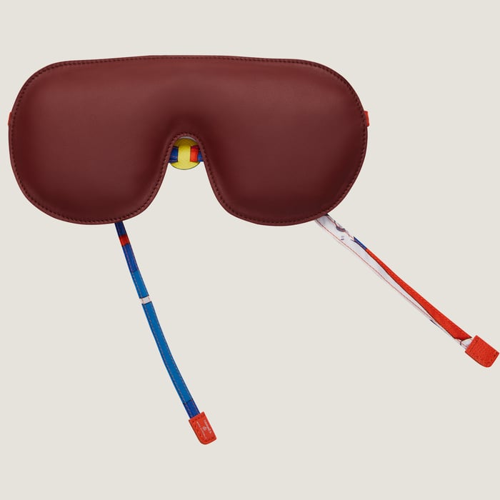 Warm Colors Not Sleepy Aviator Travel Mask