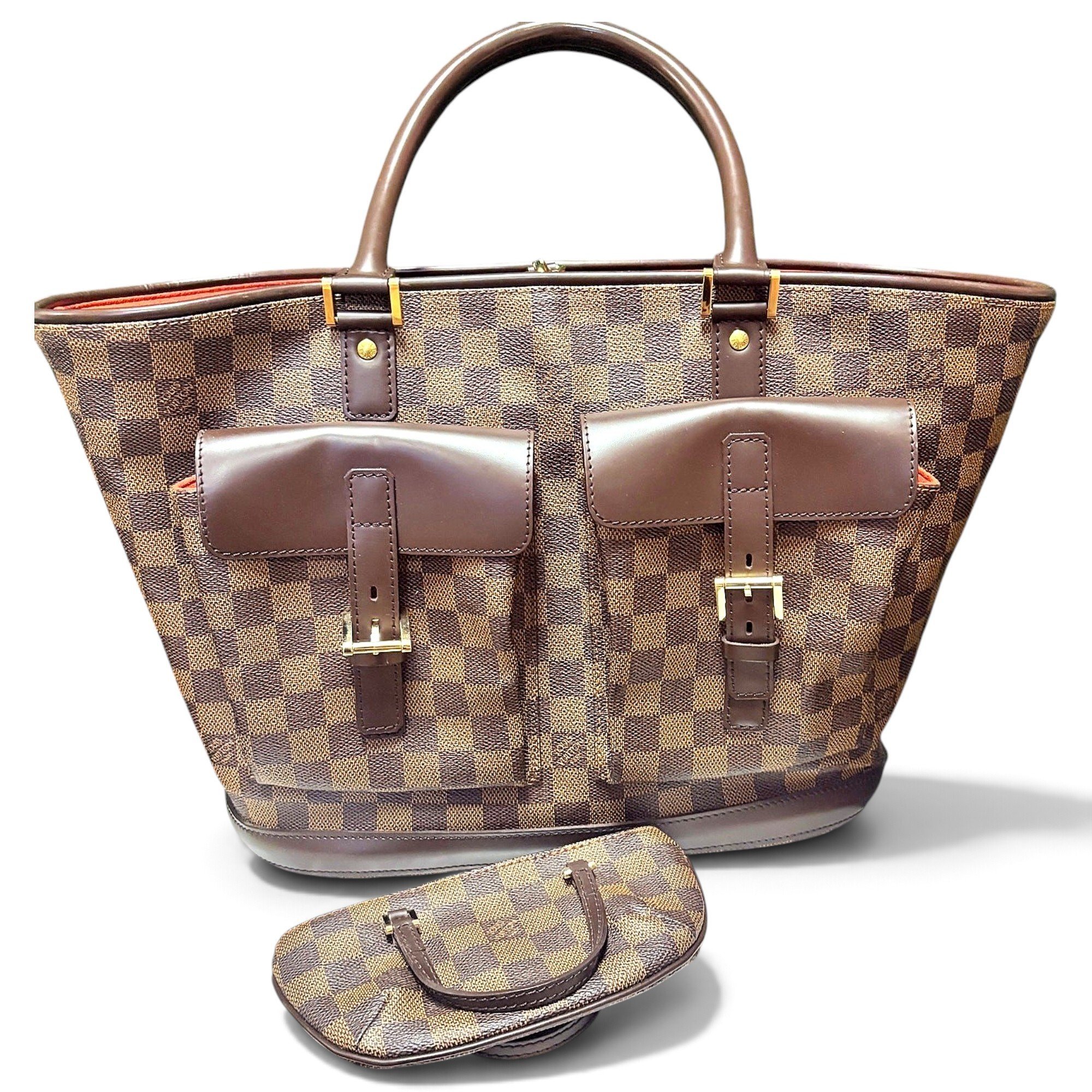 Leather tote