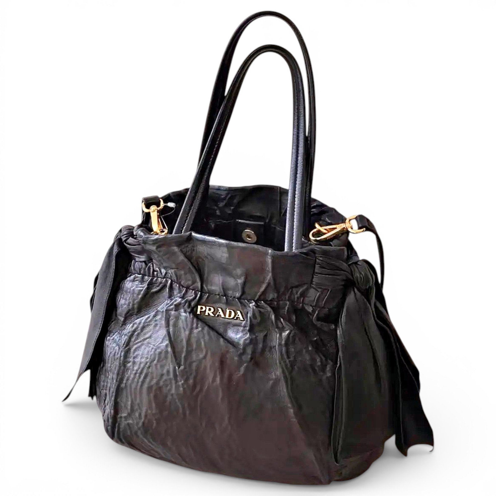 Leather handbag