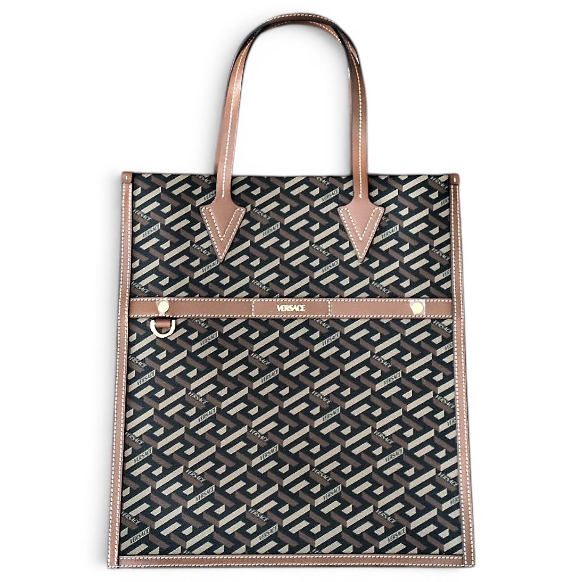 Leather tote