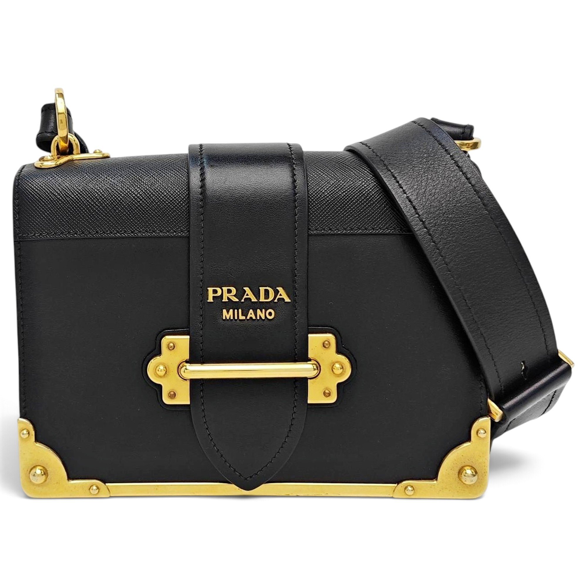 Cahier leather handbag