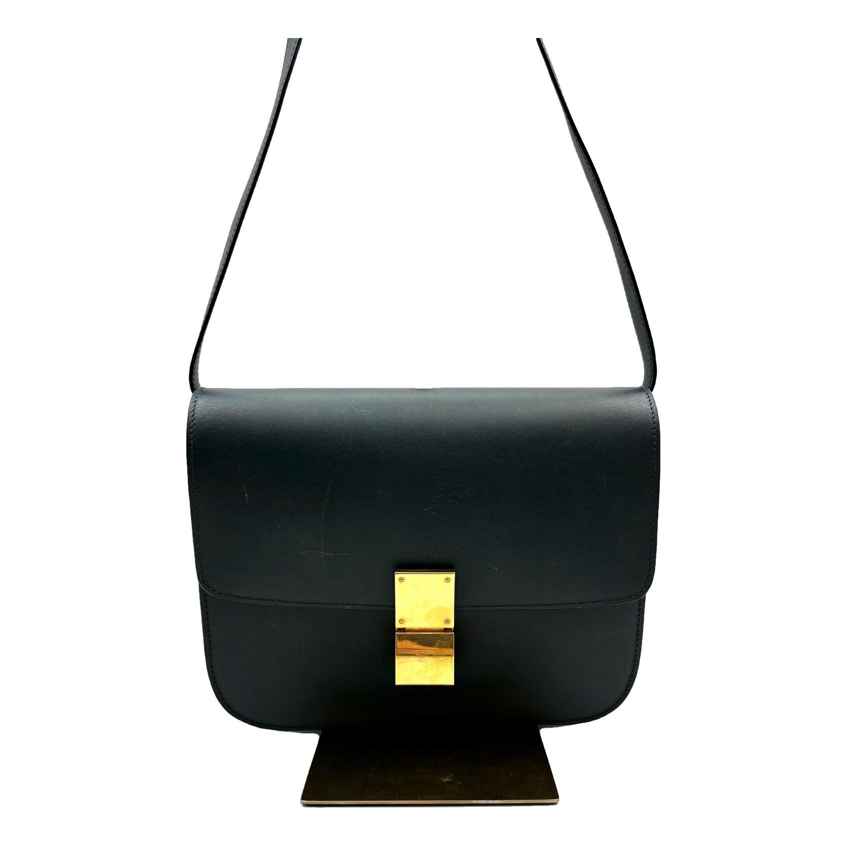 Classic leather handbag