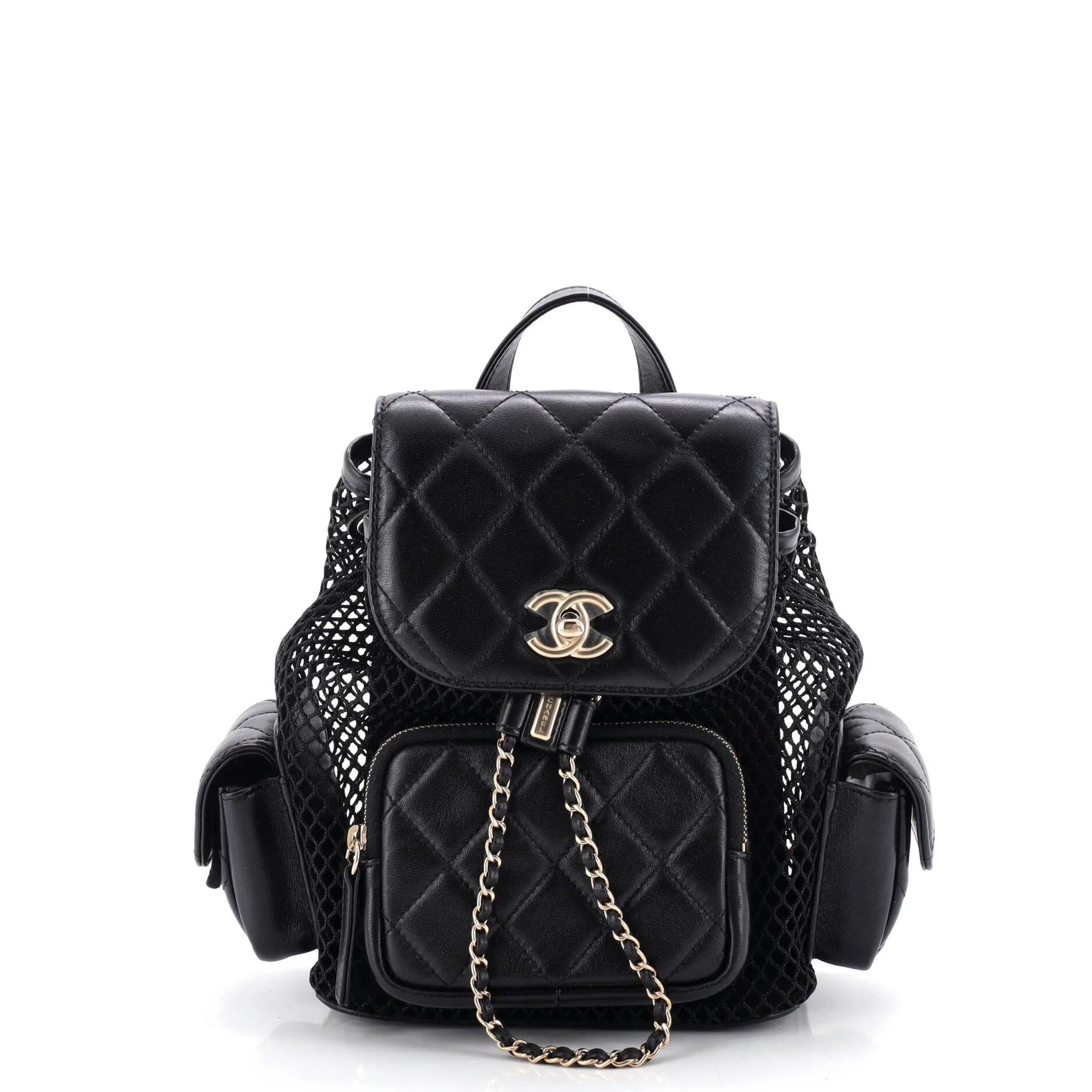 Leather backpack