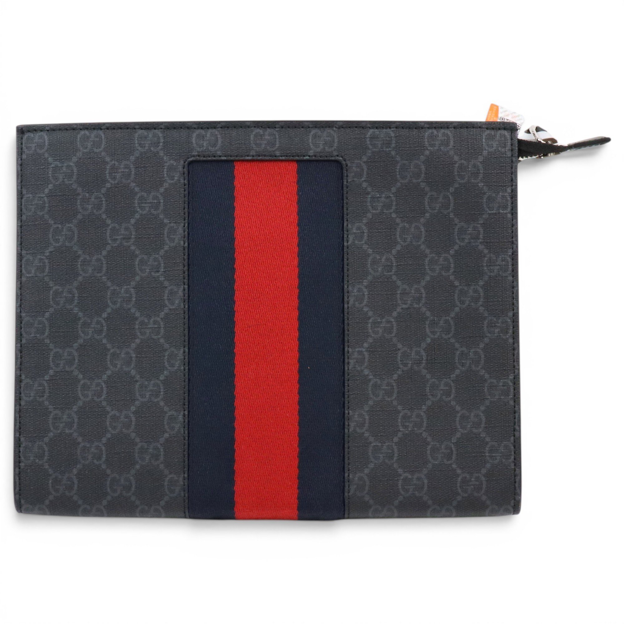 Patent leather clutch bag