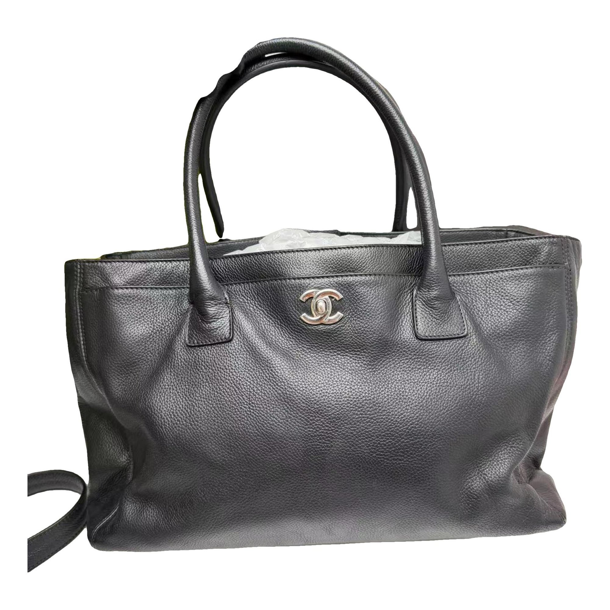 Executive leather tote