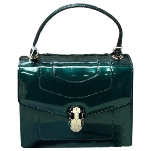 Serpenti leather handbag