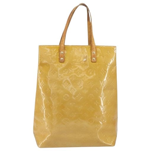 Reade patent leather handbag