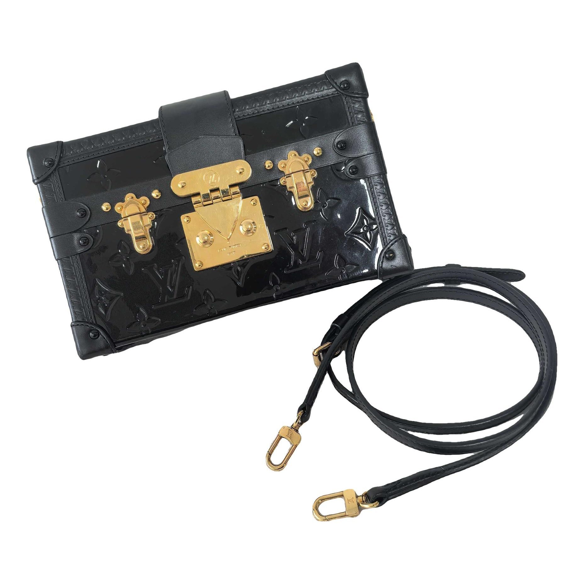 Petite Malle leather handbag