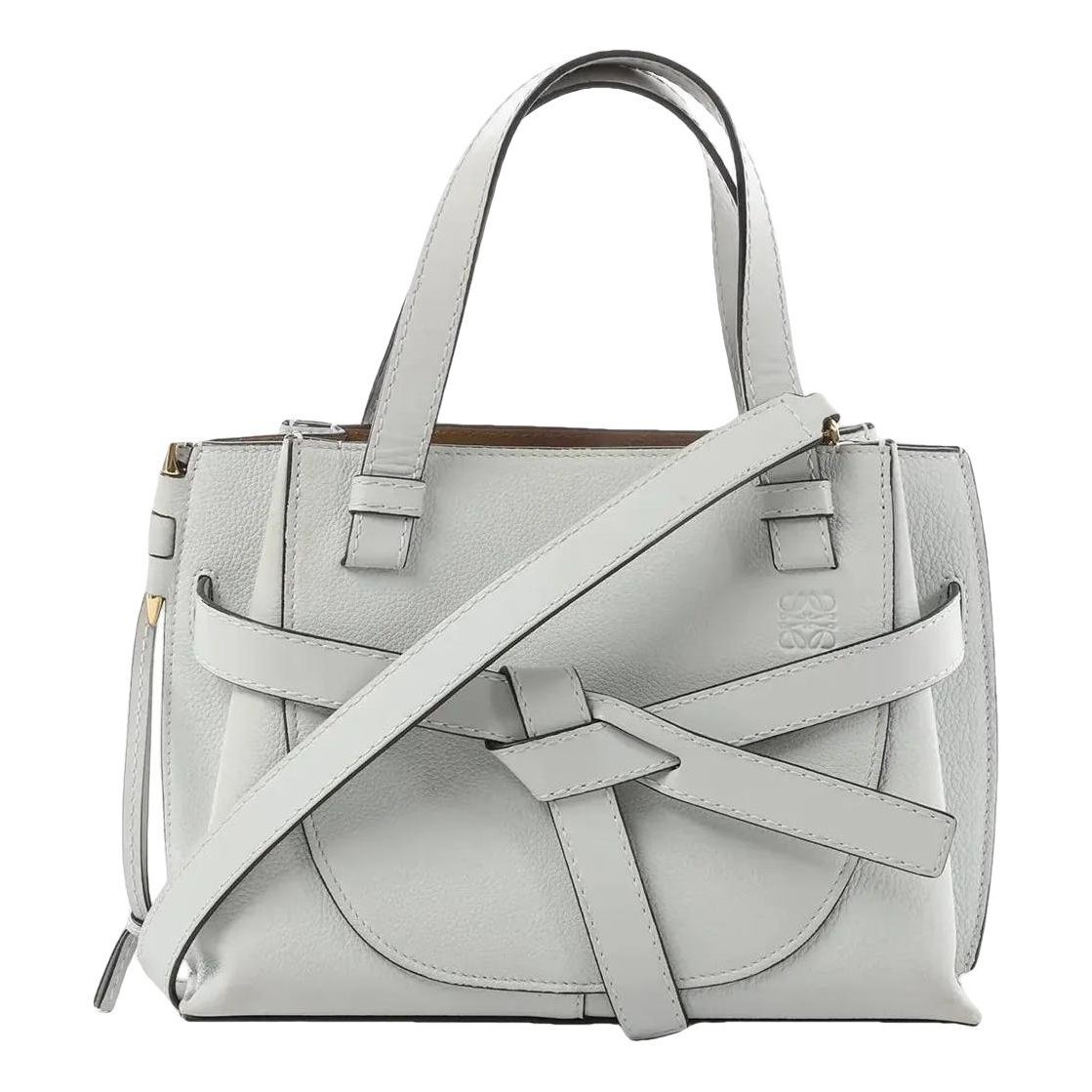 Gate leather crossbody bag