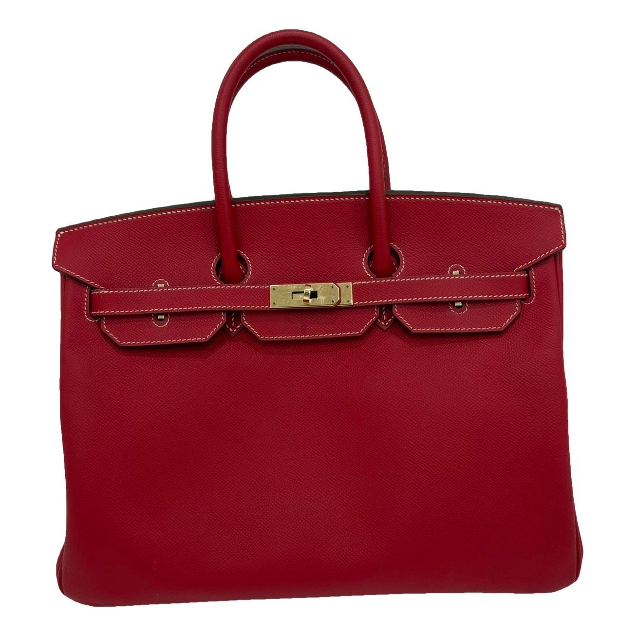 Birkin 35 leather handbag