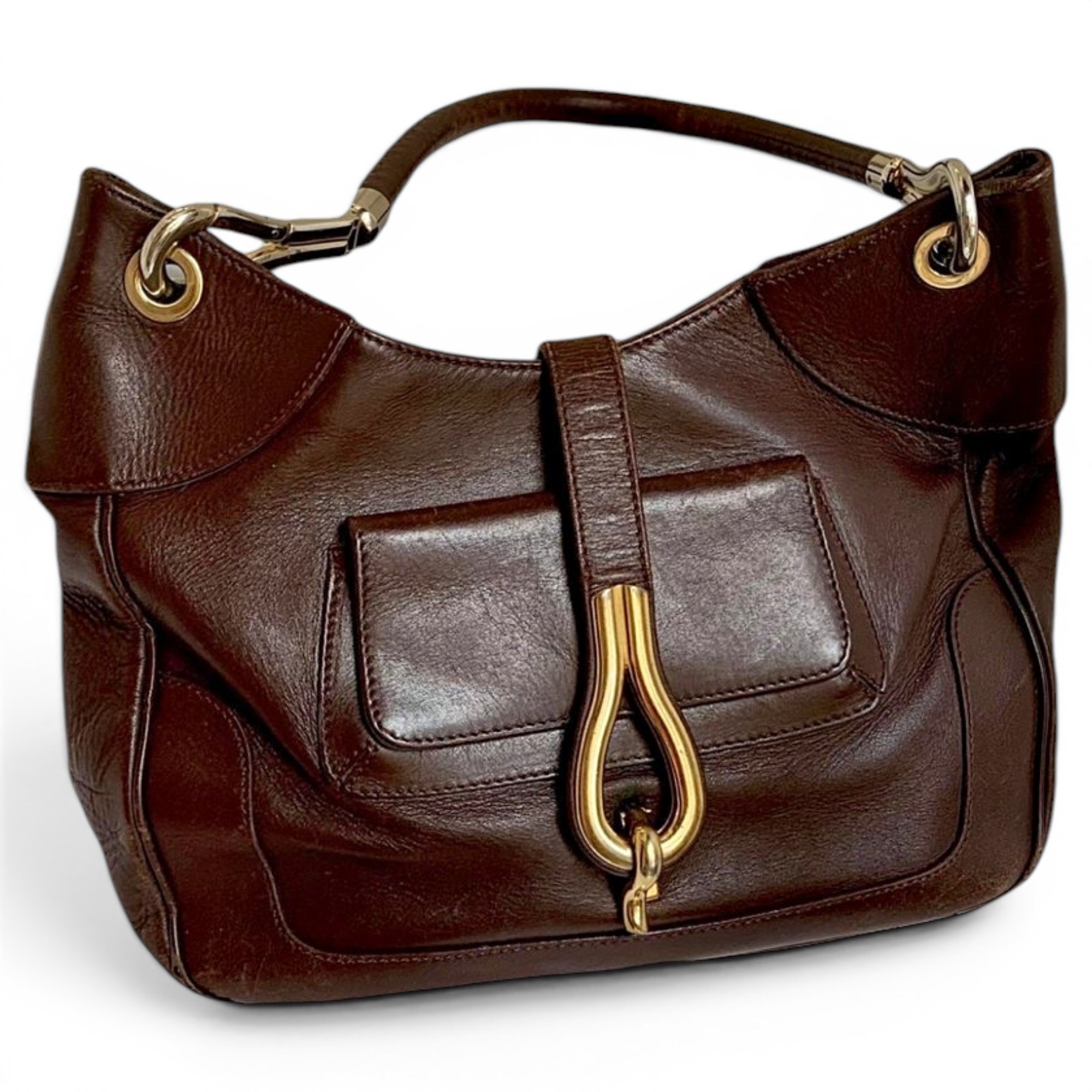 Leather handbag