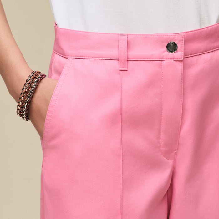 Rose Bonbon Loose Fit Pants