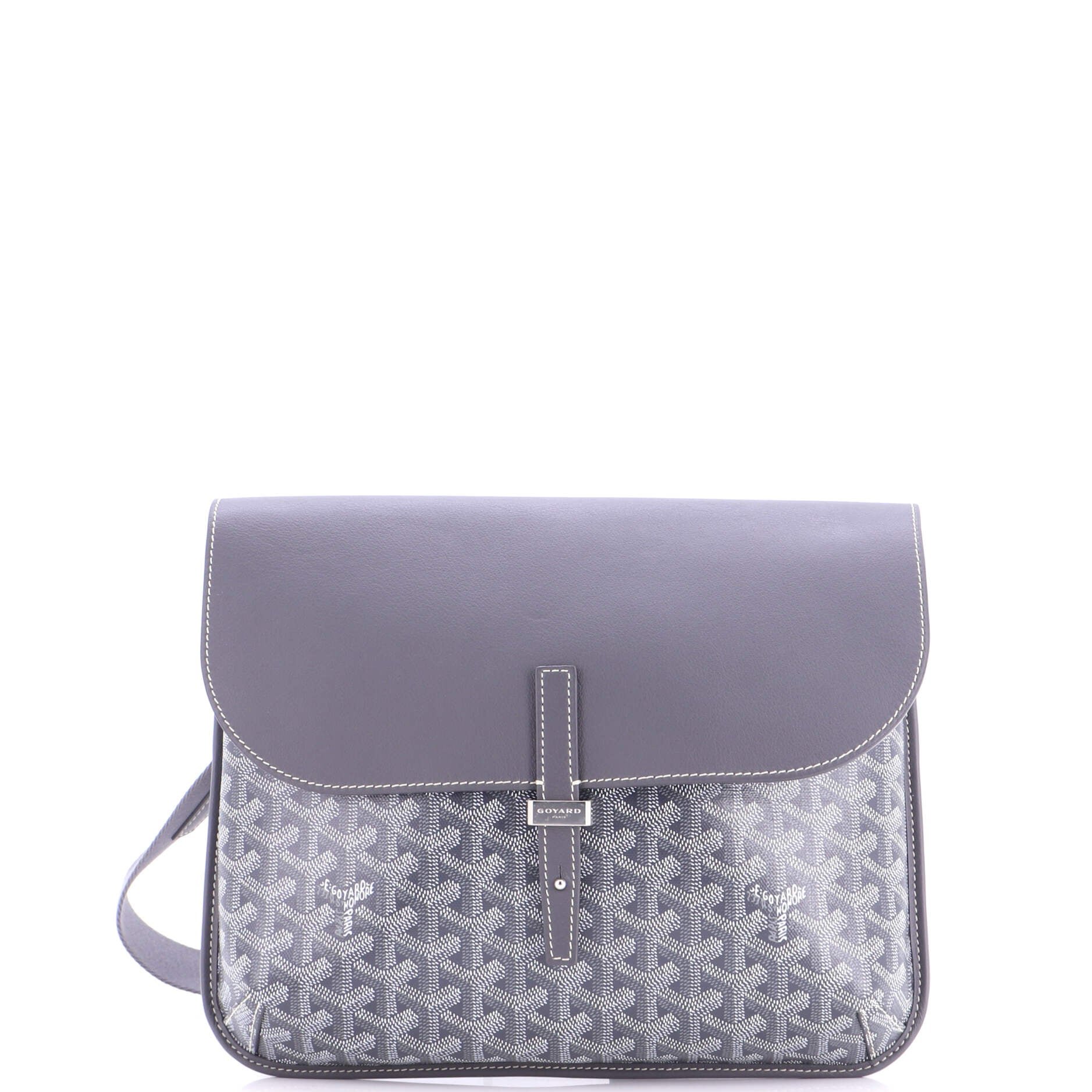 Goyard Coursier Messenger Bag Coated Canvas and Leather