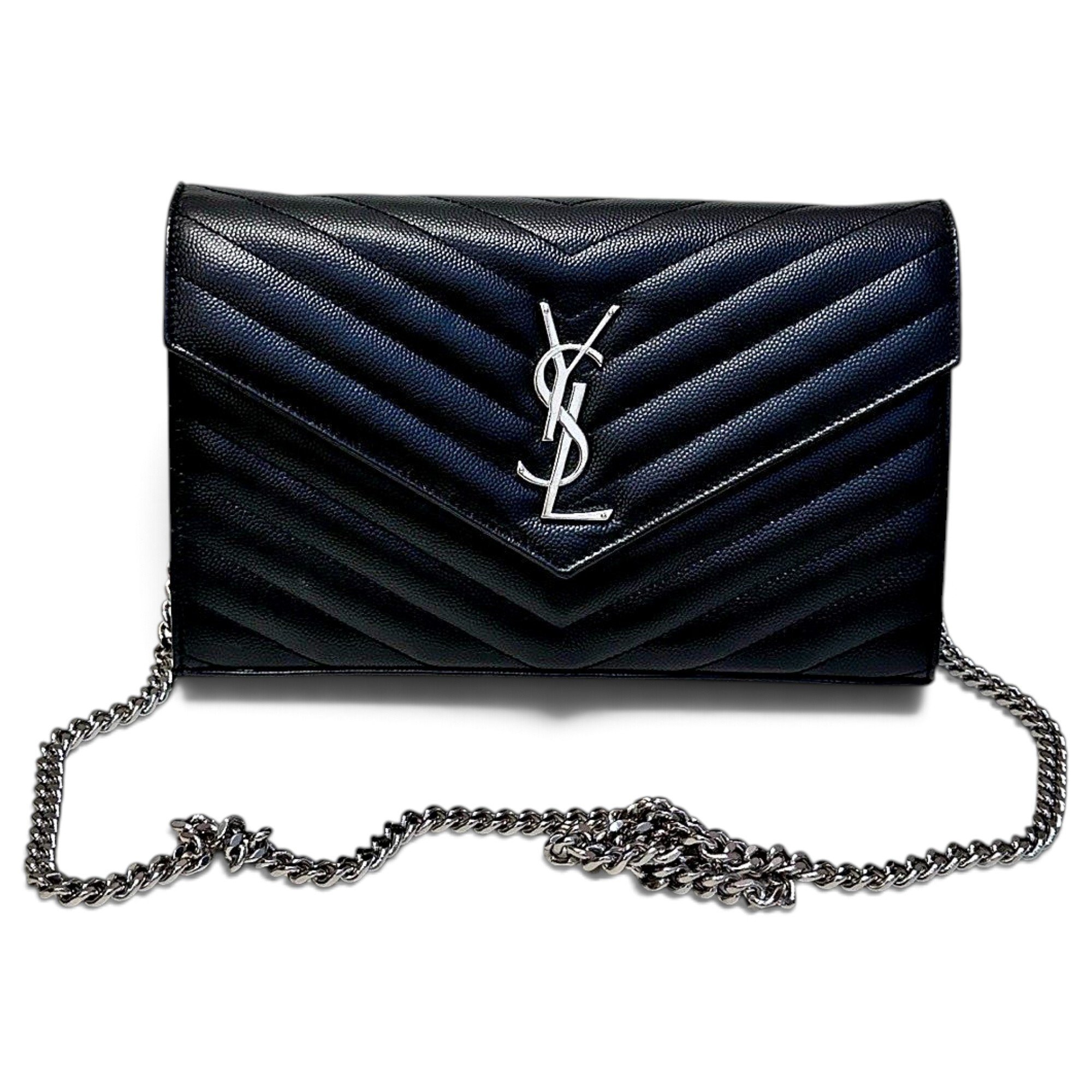 Portefeuille enveloppe leather handbag